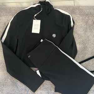 Anine bing cropped sweater and leggings